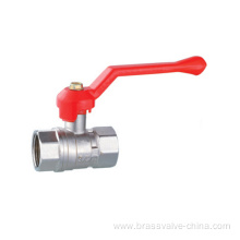 Brass full port ball valve with zinc alloy handle